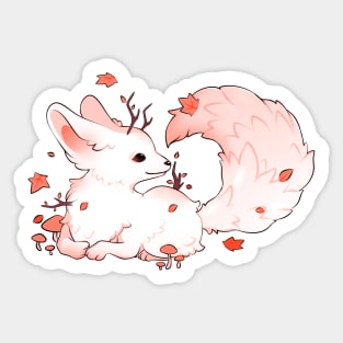 Autumn fox Sticker